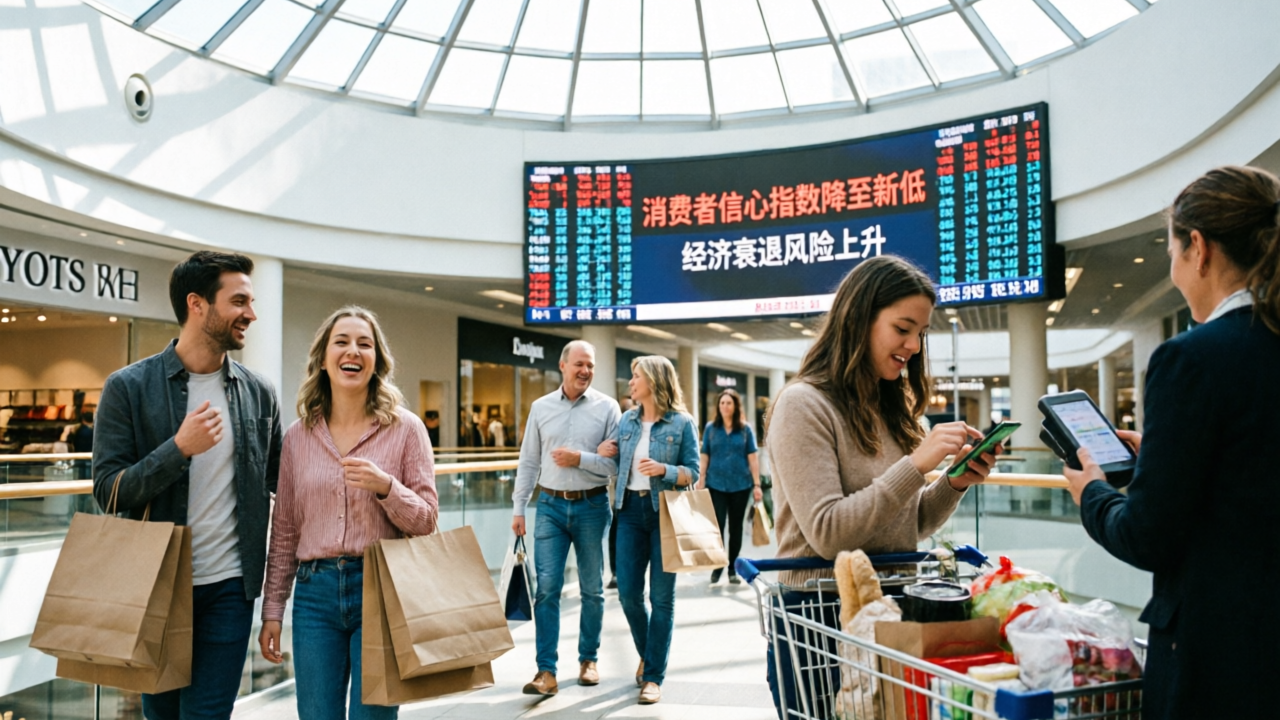 如果美国消费者对经济如此悲观，为什么他们还在如此肆意花钱？